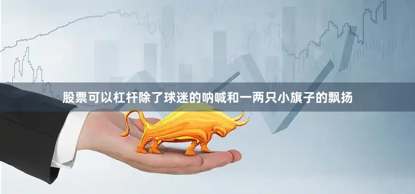 股票可以杠杆除了球迷的呐喊和一两只小旗子的飘扬